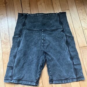 Aerie Black Bike Shorts